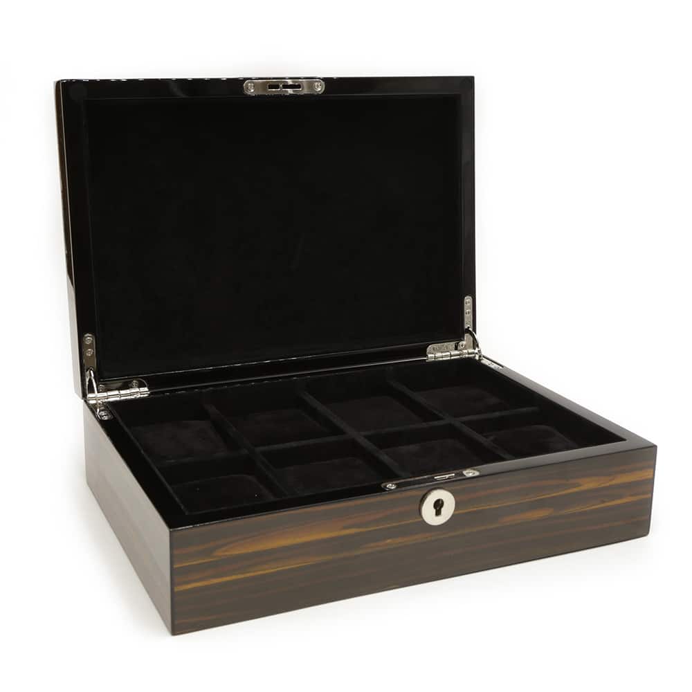 african brown 8 slow watch box