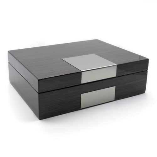 Wooden 4 Slot Multi Compartment Watch Box