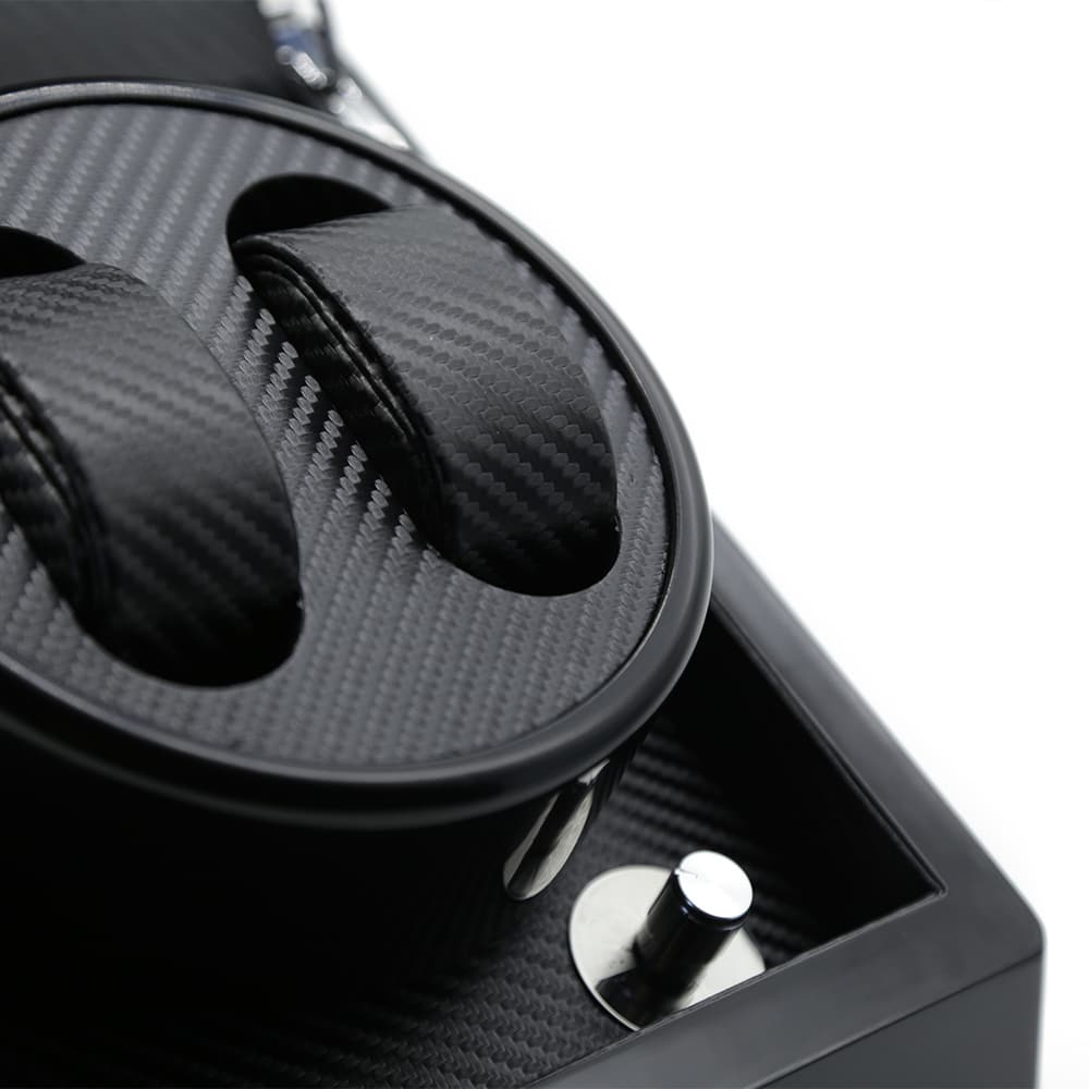 2 Slot Tuxedo Black Automatic Watch Winder