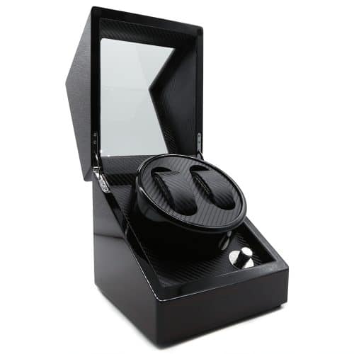 2 Slot Ebony Brown AutomaticWatch Winder