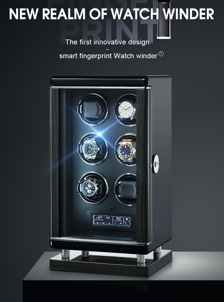 Watch Winder Smart Finger Print