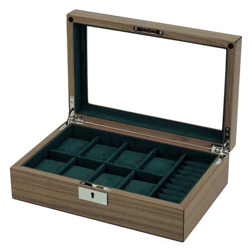 8 Slots Walnut Watch Box