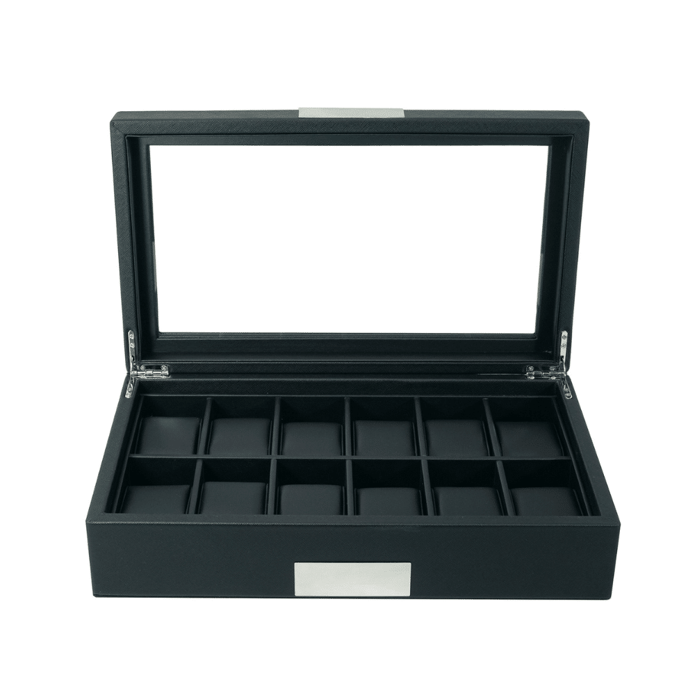 Leather watch box