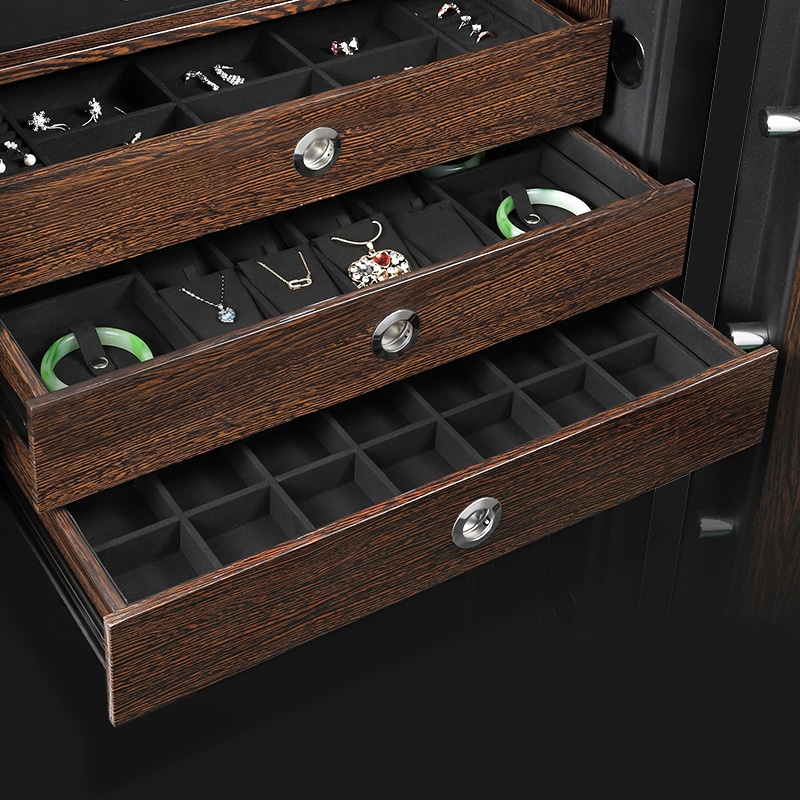 Walnut Watch Safe Doors