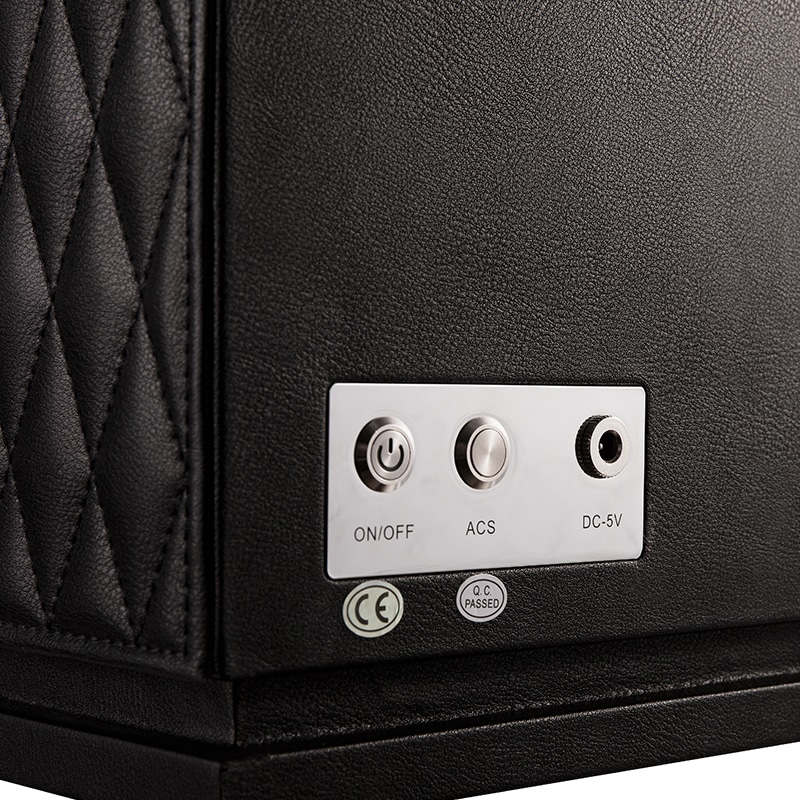6 Slot CronoGuard Watch Winder - Black