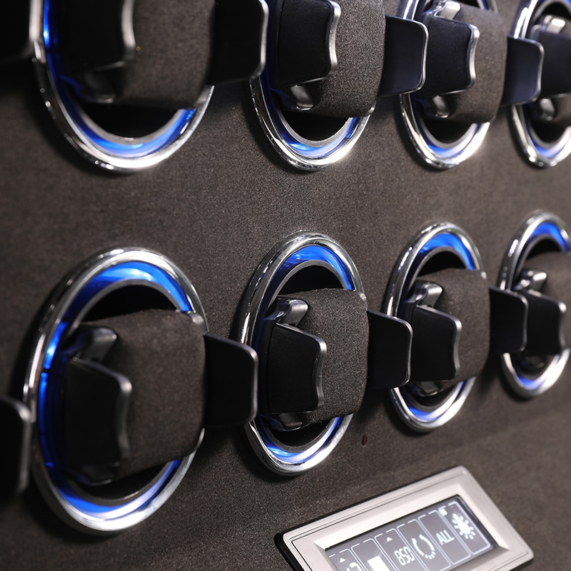 8 Slot CronoGuard Watch Winder - Black