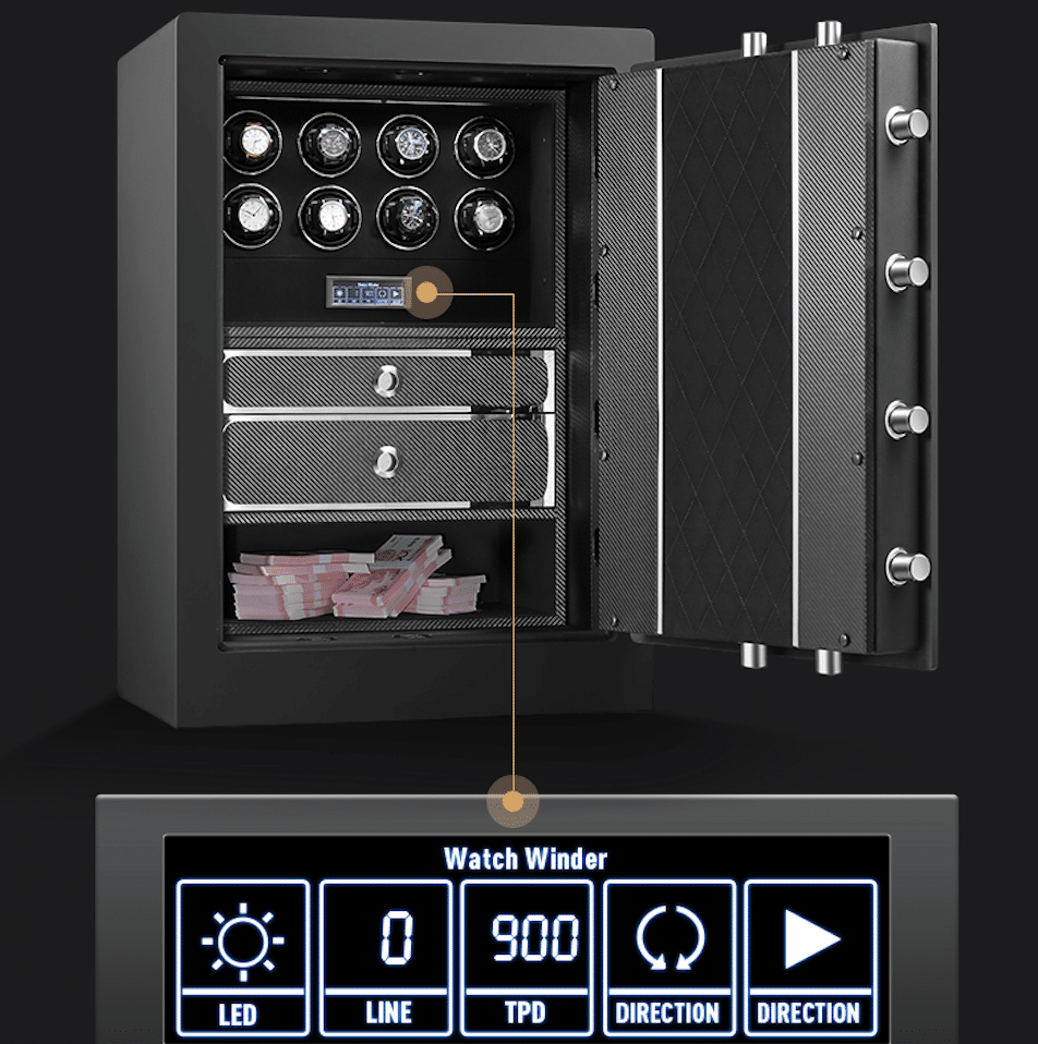 Carbon watch Safe Touch Screen