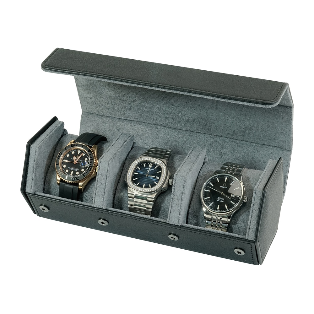Grey Travel Watch Case