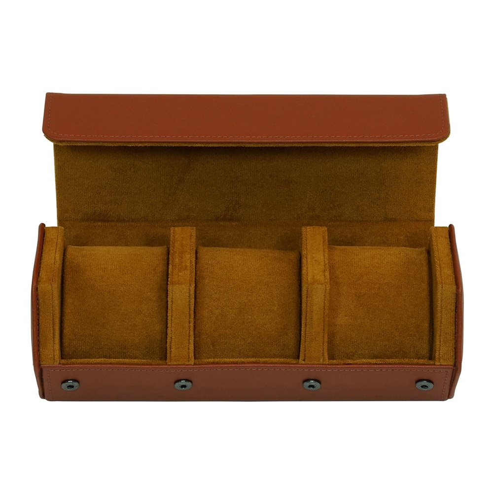 Brown Travel Watch Case