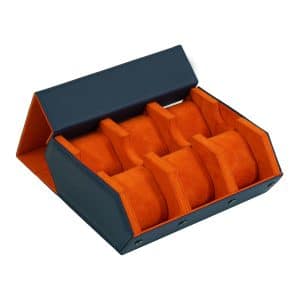 Large Navy Travel Watch Case