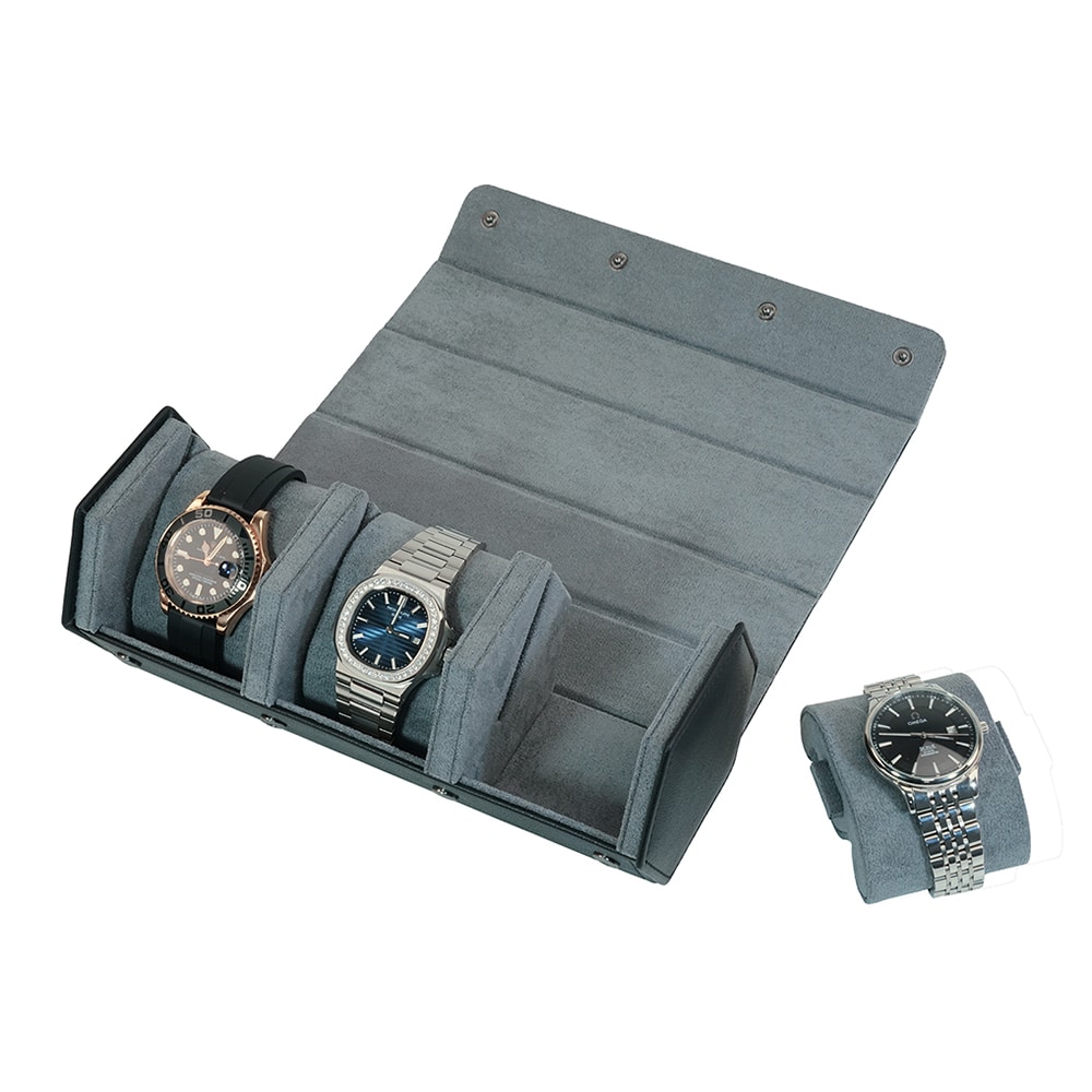 Grey Travel Watch Case