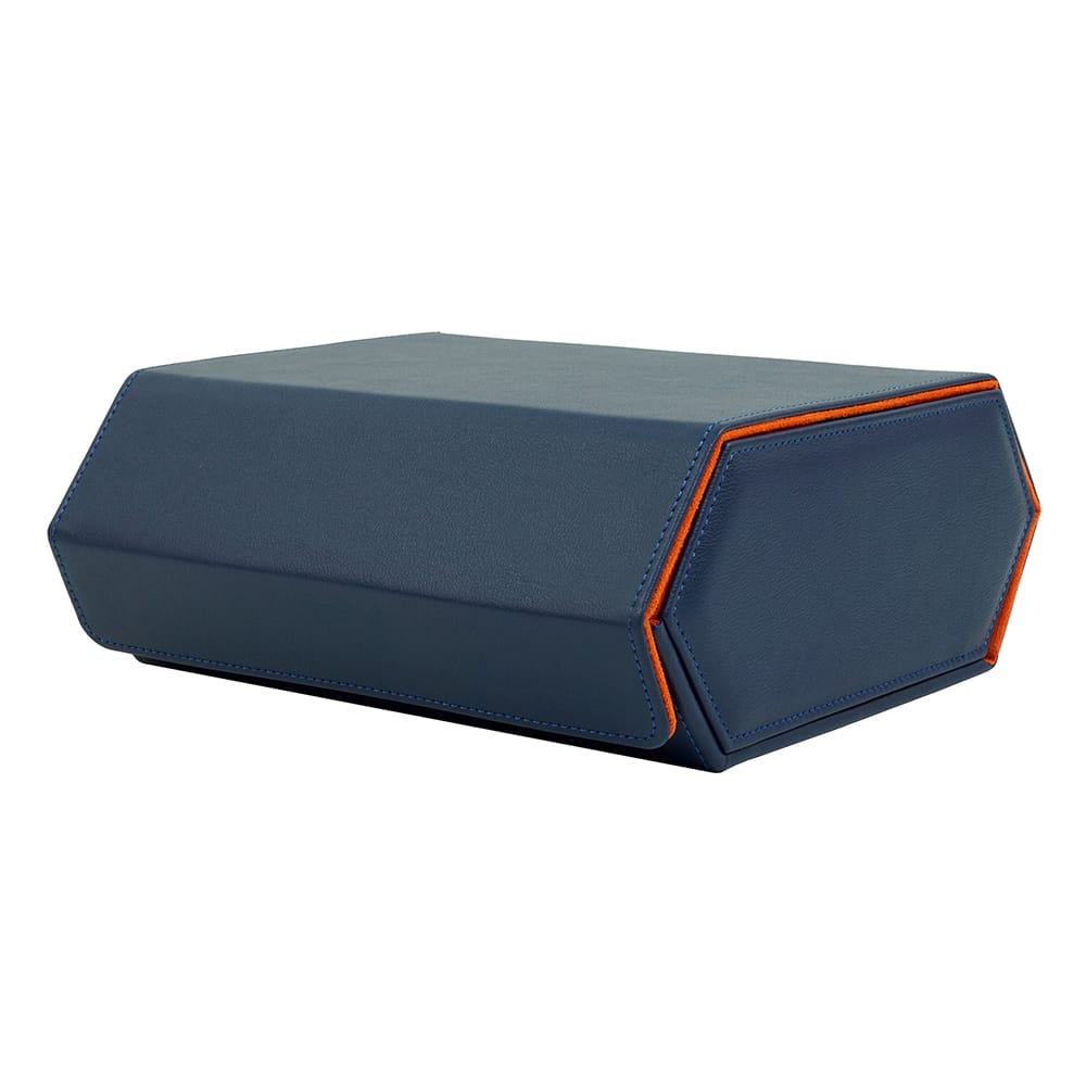 Large Navy Travel Watch Case