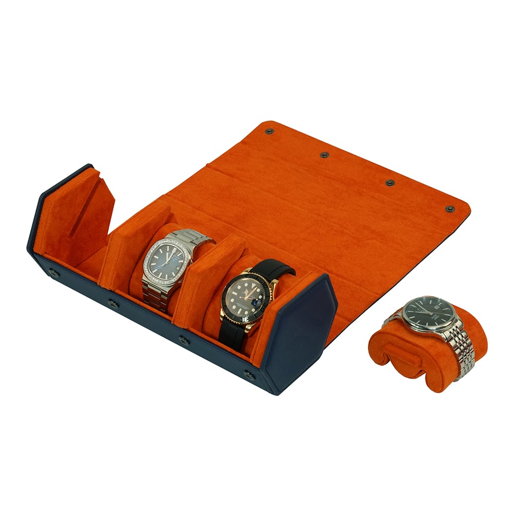 Navy Travel Watch Case
