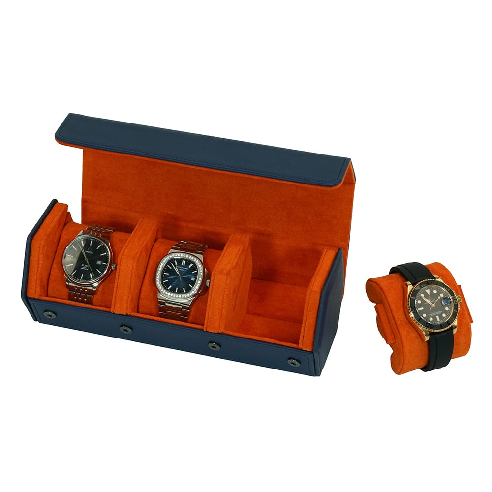 Navy Travel Watch Case