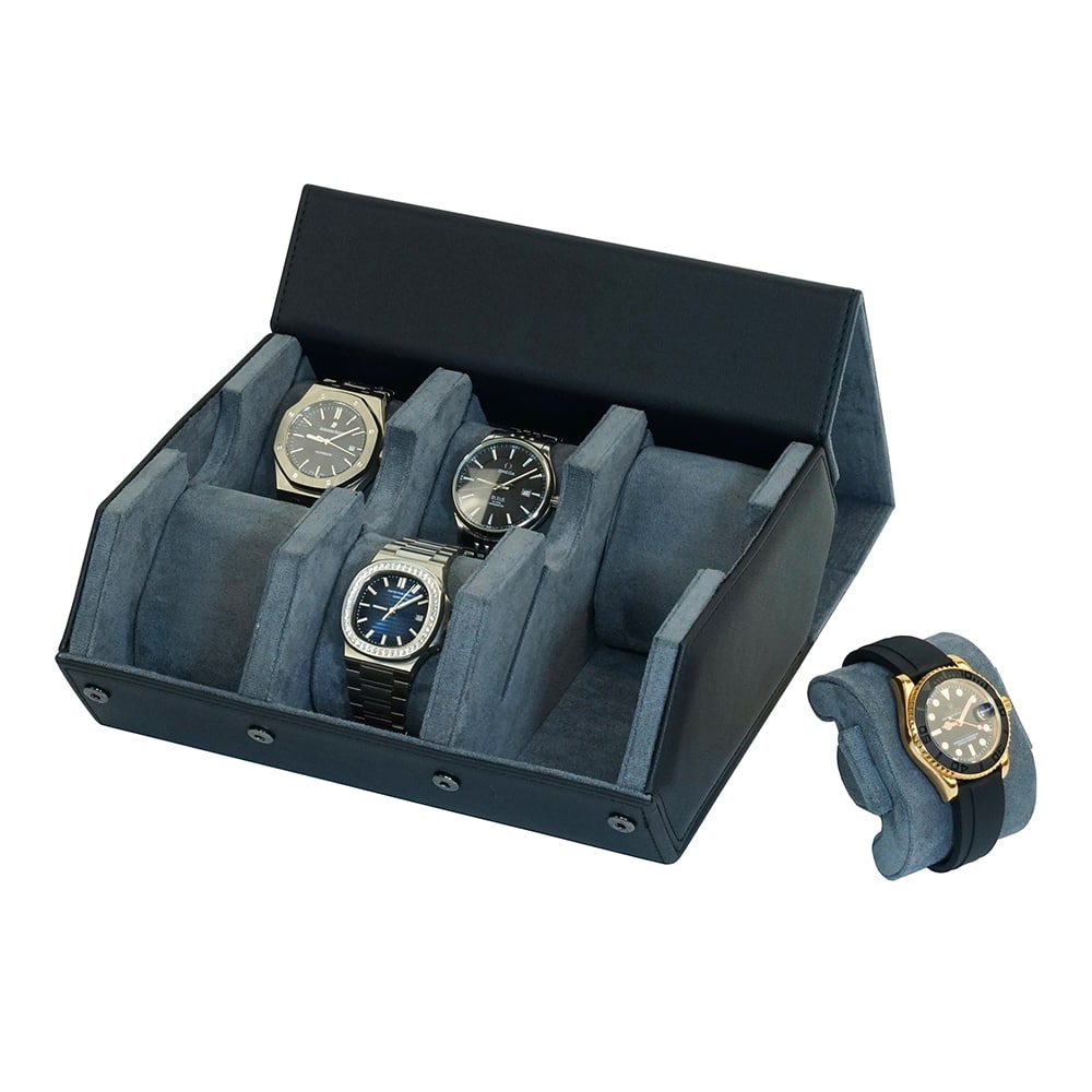 Large Grey Travel Watch Case