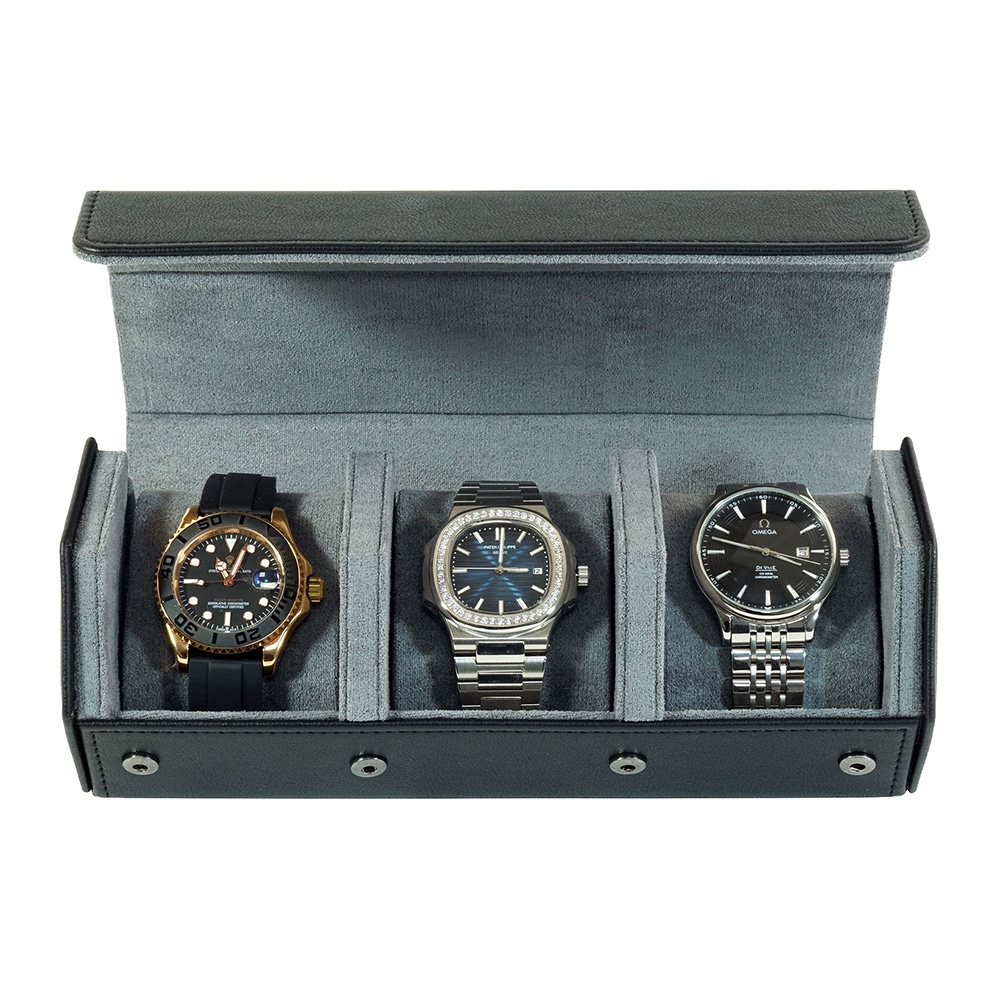 Grey Travel Watch Case