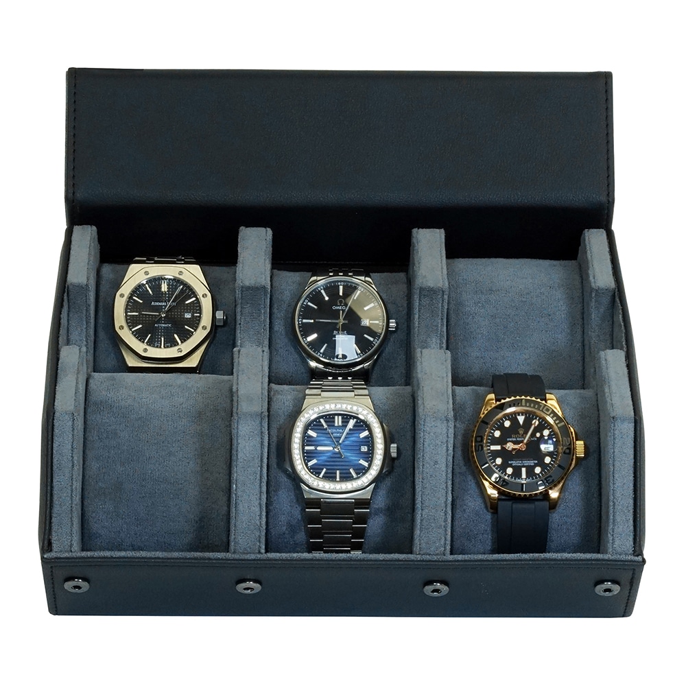 Large Grey Travel Watch Case