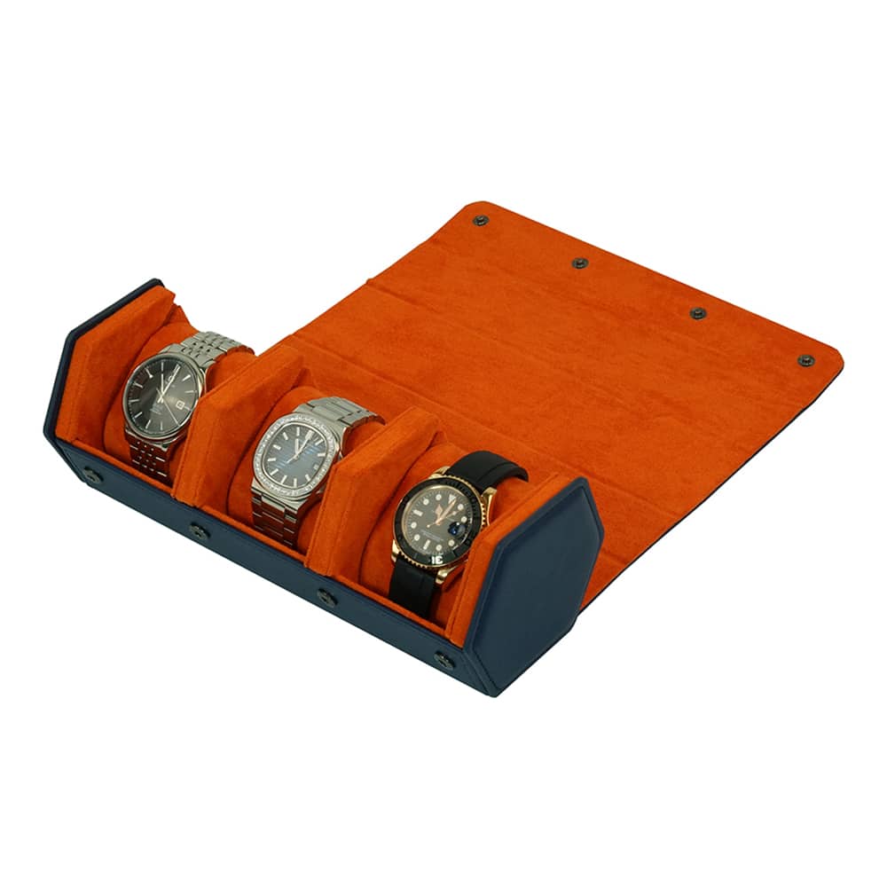 Navy Travel Watch Case