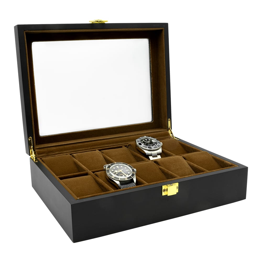 European 10 Slot Watch Box