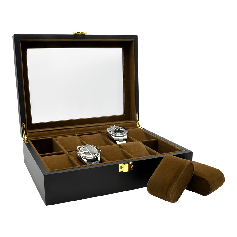European 10 Slot Watch Box