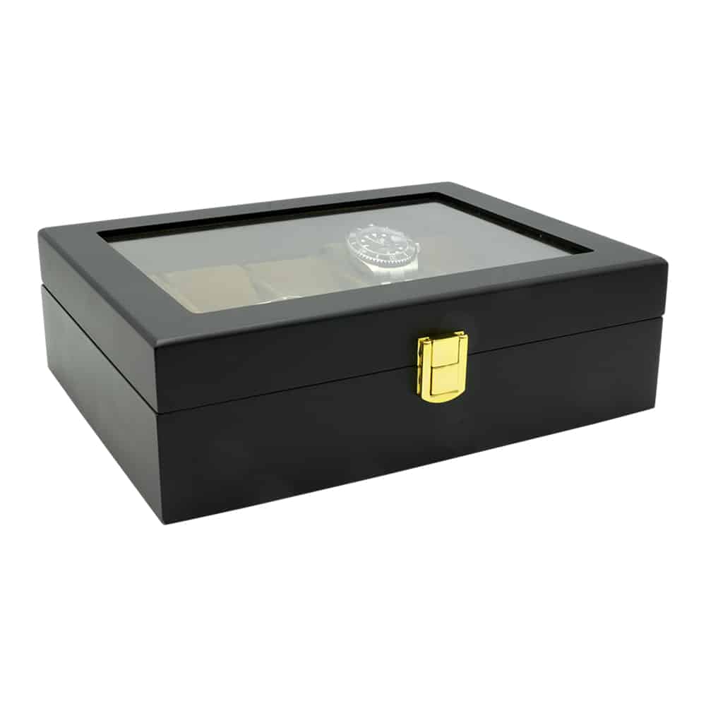 European 10 Slot Watch Box