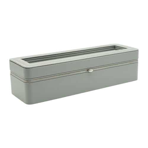 6 Slot Grey Compact Watch Box