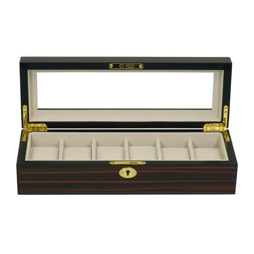 Premium Deep Mahogany Watch Box