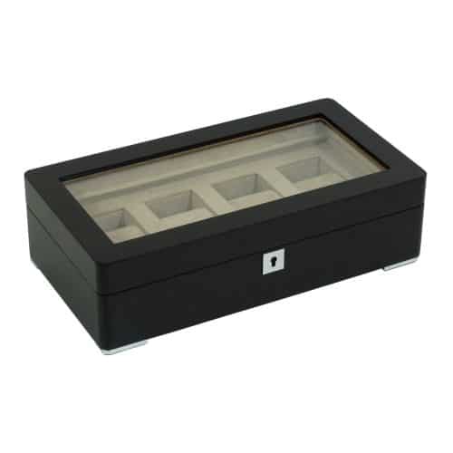 4 Slot Heirloom Collection Watch Box - Claystone