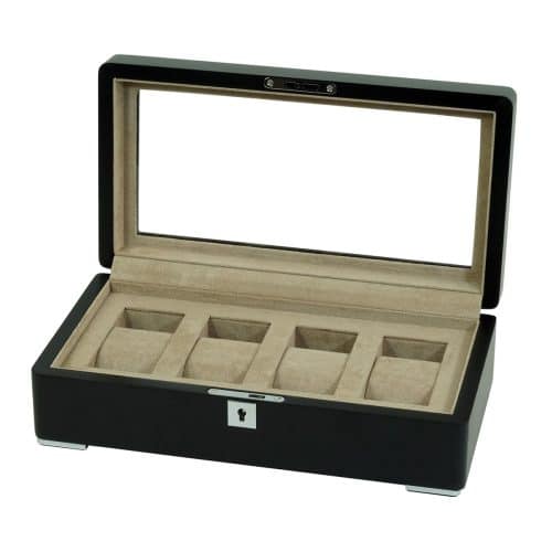 4 Slot Heirloom Collection Watch Box - Claystone