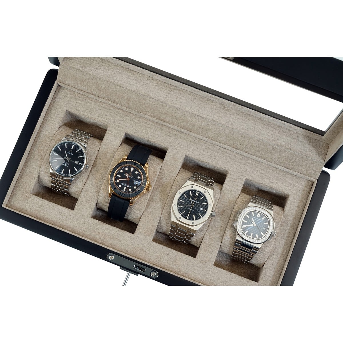 4 Slot Heirloom Collection Watch Box - Claystone