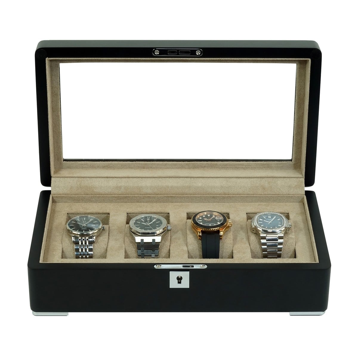 4 Slot Heirloom Collection Watch Box - Claystone