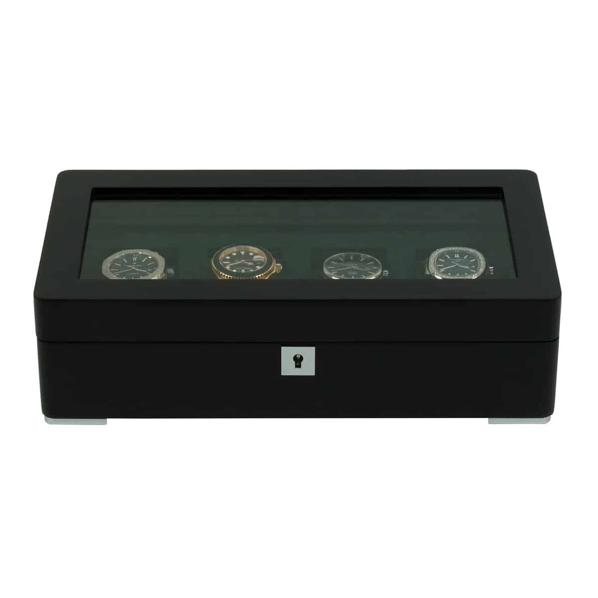 4 Slot Heirloom Collection Watch Box - Moss