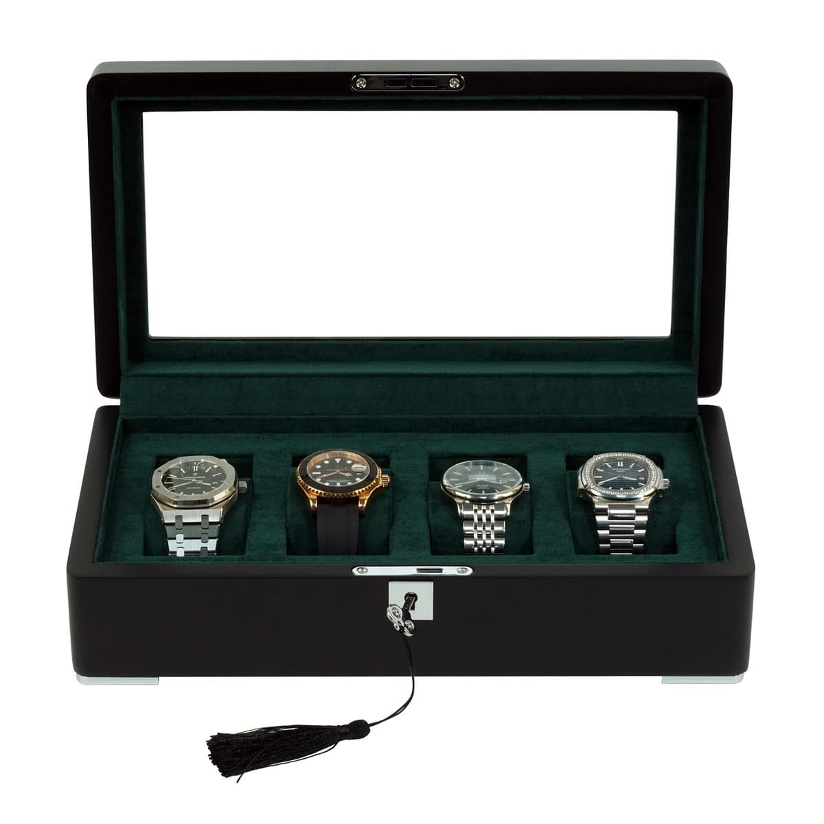 4 Slot Heirloom Collection Watch Box - Moss