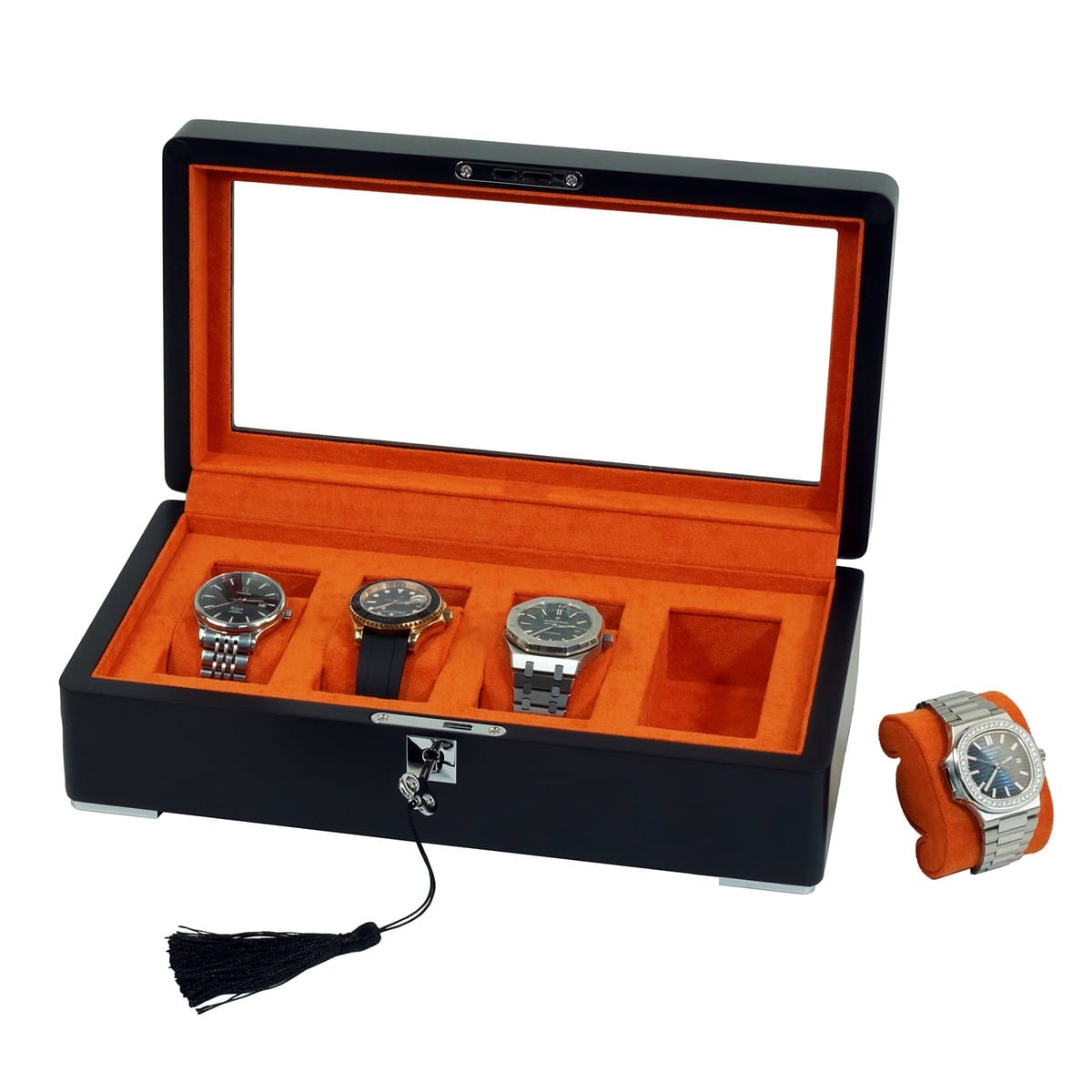 4 Slot Heirloom Collection Watch Box - Sienna