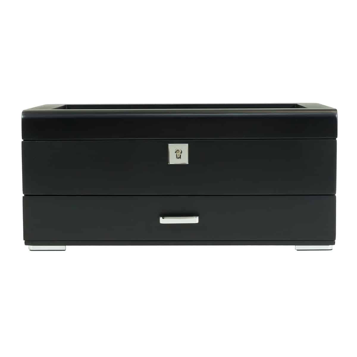 4 Slot Heirloom Collection Watch Box with Draw - Moss