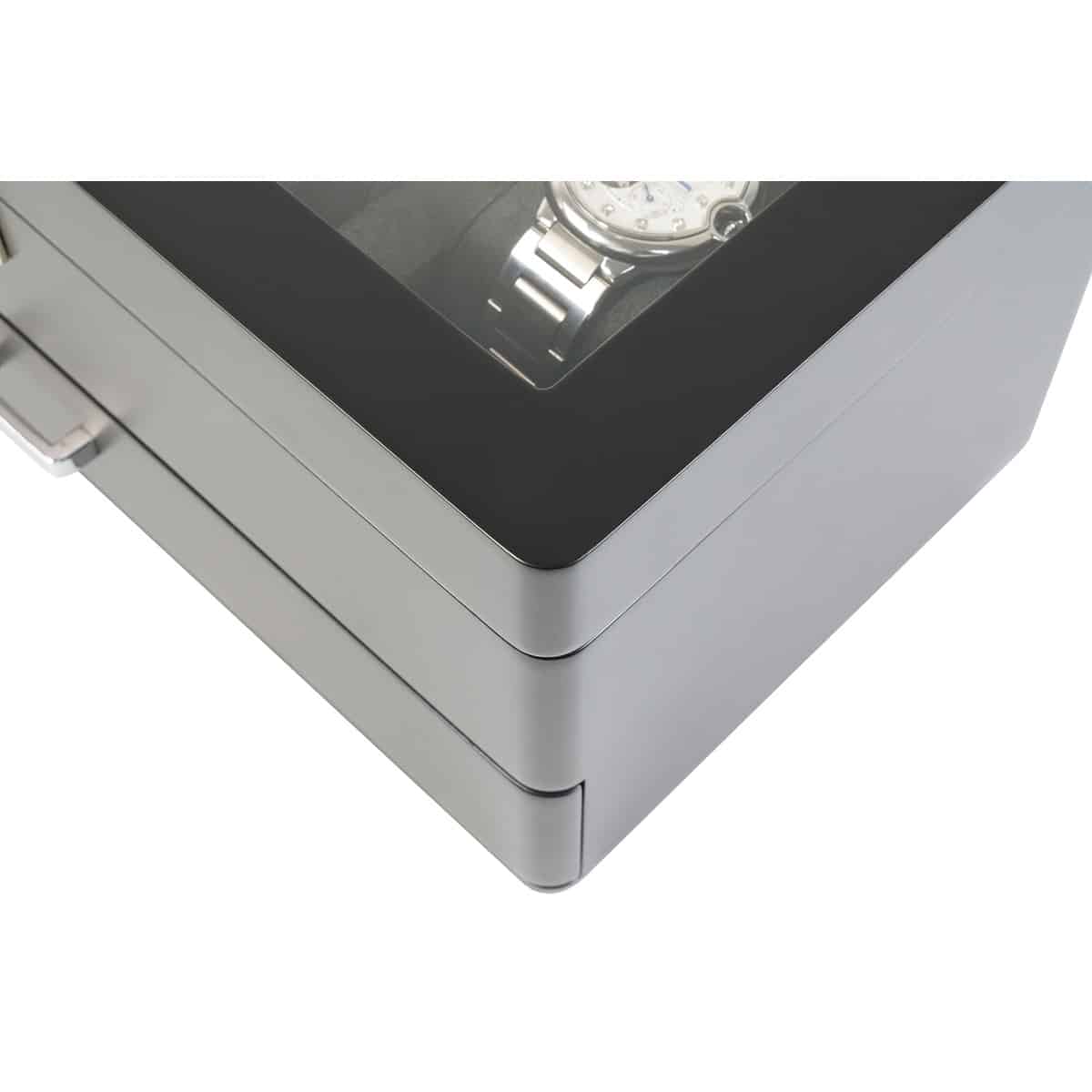 4 Slot Heirloom Collection Watch Box with Draw - Slate