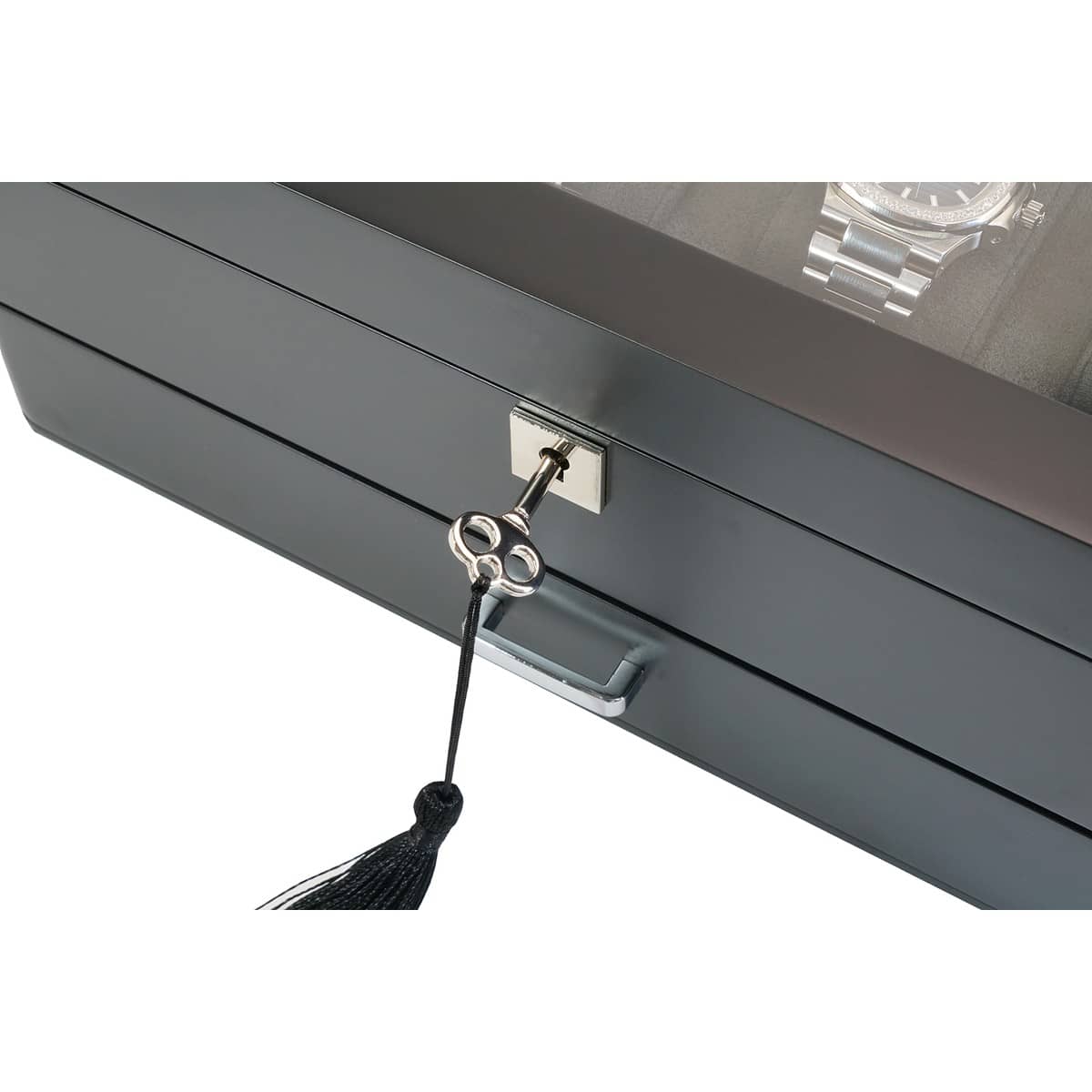4 Slot Heirloom Collection Watch Box with Draw - Slate