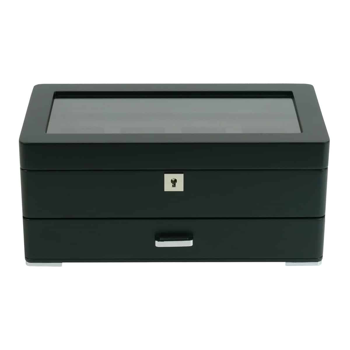 4 Slot Heirloom Collection Watch Box with Draw - Slate