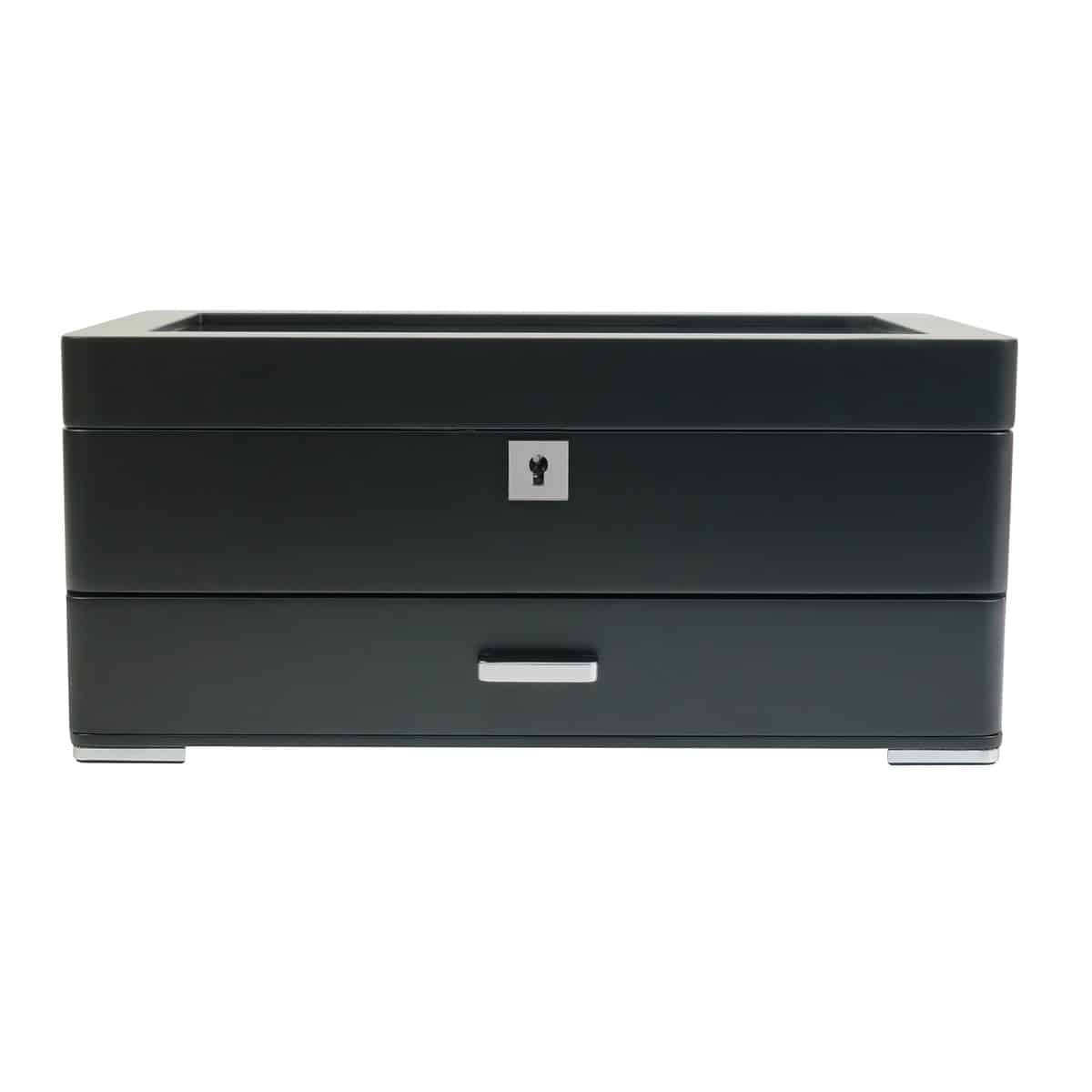 4 Slot Heirloom Collection Watch Box with Draw - Slate
