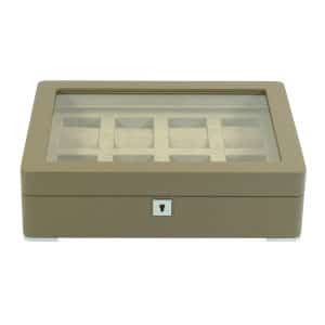 8 Slot Heirloom Collection Watch Box - Claystone