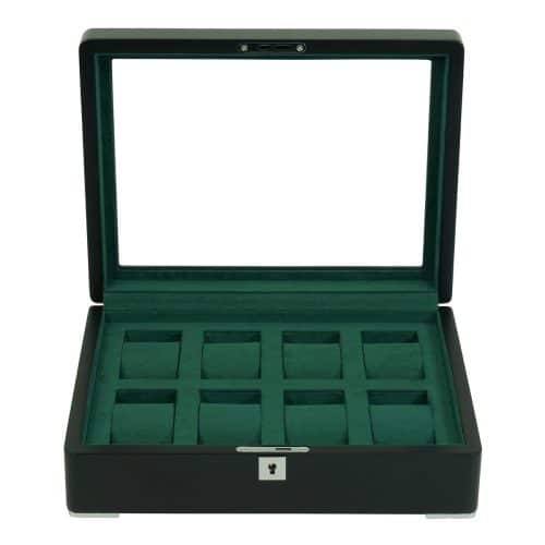 8 Slot Heirloom Collection Watch Box - Moss