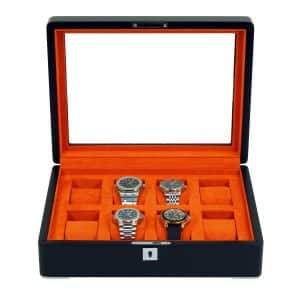 8 Slot Heirloom Collection Watch Box - Sienna