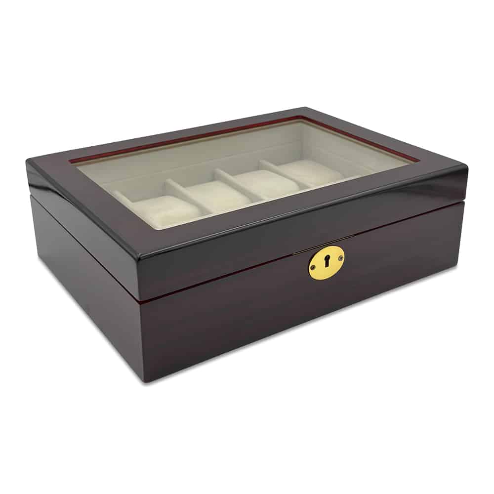 Mahogany Signature Collection - 10 Slot Watch Box