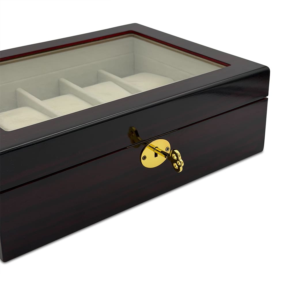 Mahogany Signature Collection - 10 Slot Watch Box