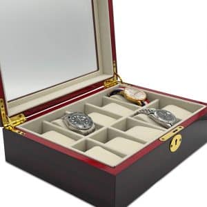 Mahogany Signature Collection - 10 Slot Watch Box